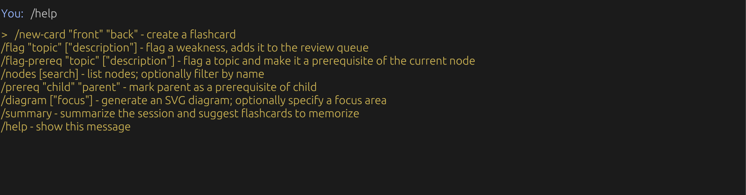 Chat Commands